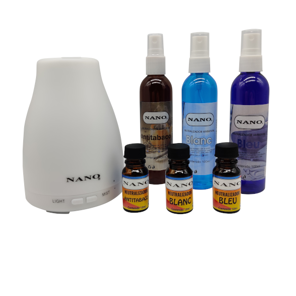 Difusor de aceite esencial nano sin agua para aromaterapia, difusor de  aroma para ambientador de habitación y automóvil que es inalámbrico